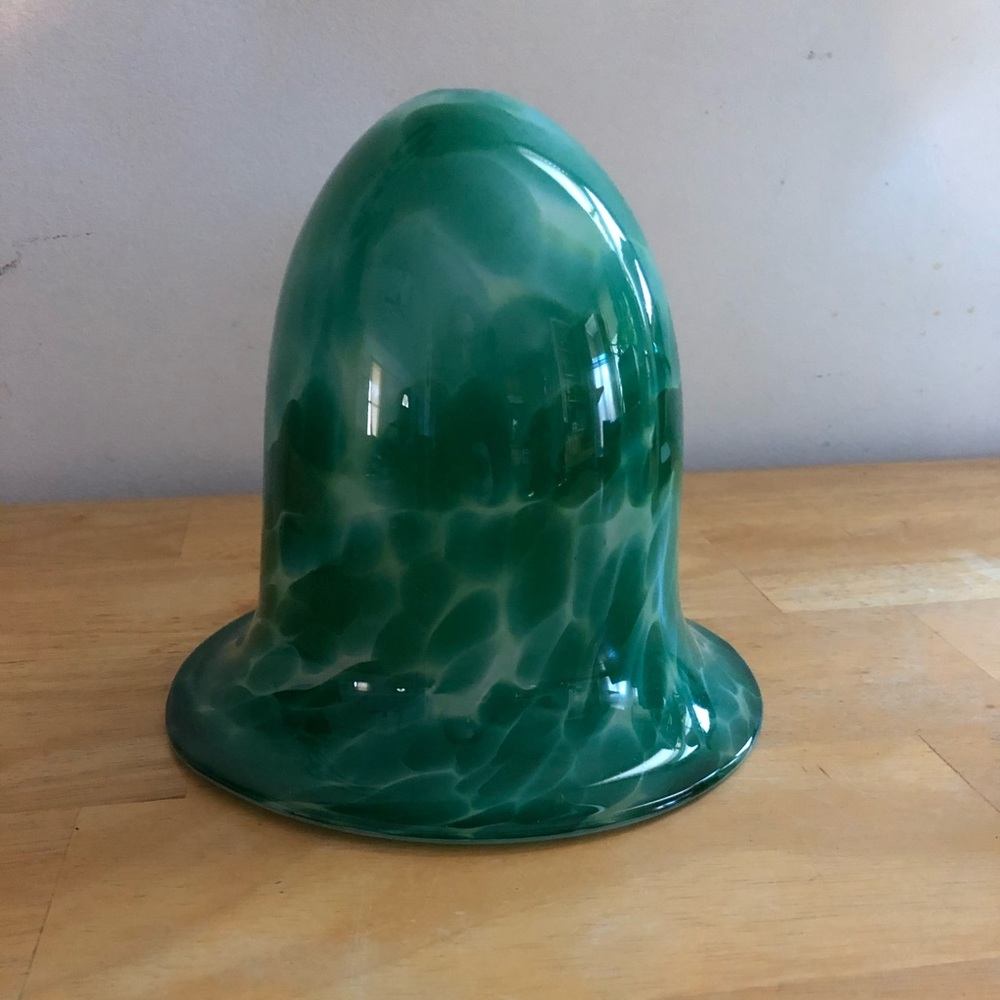 Blown glass lamp shade